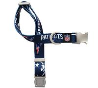 Littlearth NFL New England Patriots - Collar prémium para mascotas, color del equipo, talla M