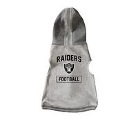 Littlearth NFL Oakland Raiders - Sudadera con Capucha y Cuello Redondo, Talla XS y Gris