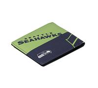 Littlearth NFL Seattle Seahawks - Monedero Plegable Doble Color Equipo, 10,1 x 12,7 x 2,5 cm