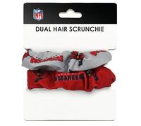 Littlearth NFL Tampa Bay Buccaneers Dual Hair Twist Scrunchie - Accesorio oficial para el cabello para el día del juego, entrenamientos y estilo diario (juego de 2)