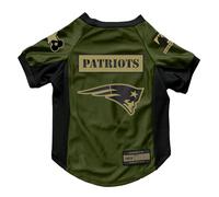 Littlearth NFL Valor - Camiseta elástica para mascotas New England Patriots
