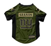 Littlearth NFL Valor - Camiseta elástica para mascotas New York Giants