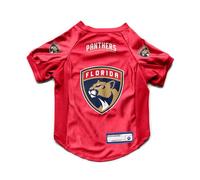 Littlearth NHL Florida Panthers Camiseta elástica para Mascotas, tamaño pequeño, Color del Equipo