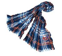 Littlearth NHL - Pañuelo para Bufandas, 500658-ISLD-NVORN, Azul Oscuro y Naranja, 70 x 25