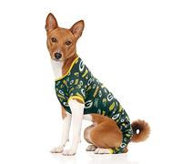 Littlearth Pijama unisex para mascotas adultas de los Green Bay Packers de la NFL con los colores del equipo, talla L