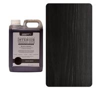 Littlefair's Tinte para Madera 2.5ltr - Acabado Premium, Fácil de Usar y Limpiar Tinte Madera - Basado en Agua, Seguro y Ecológico - Disponible en Muchos Colores - Color: negro ébano