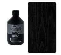 Littlefair's Tinte para Madera 500ml - Acabado Premium, Fácil de Usar y Limpiar Tinte Madera - Basado en Agua, Seguro y Ecológico - Disponible en Muchos Colores - Color: Negro Y Negro
