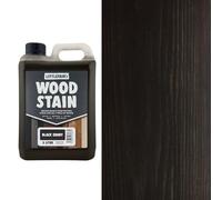 Littlefair's Tinte para Madera 5ltr - Acabado Premium, Fácil de Usar y Limpiar Tinte Madera - Basado en Agua, Seguro y Ecológico - Disponible en Muchos Colores - Color: Negro ébano
