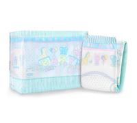LittleForBig 5500-5800 ml Cierre Auto-Agripante Ajustable Pañal Adulto Impreso 10 Piezas - Baby Parade (L)