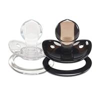 LittleForBig Bigshield Generation-1 Tamaño Adulto Chupete Set de Candy Gloss - conjunto negro y cristal