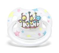 LittleForBig Bigshield Generation-II Tamaño Adulto Chupete Patrón Blanco Pequeño Circo Carrusel