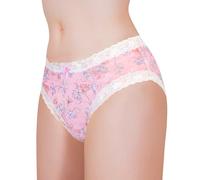 LittleForBig Bragas unisex hipster con patrón de codo de malla moldeadora para mariquitas crossdresser transgénero, Rosa., M
