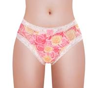 LittleForBig Bragas unisex Hipster Slip Mesh Shaping Tucking Gaff Bragas para Sissies Crossdresser Transgénero Individuen, rojo, M