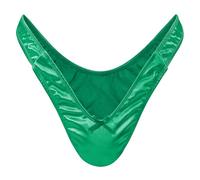 LittleForBig Braguitas con Enganches Invisibles de Secreto Pequeñas Gaff Panties Lisas y Sedosas para Crossdresser e Individuos Transgénero, verde, XS