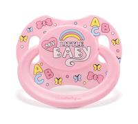 LittleForBig Chupete grande de la Generación II impreso, tamaño adulto, diseño de My Little Baby, color rosa