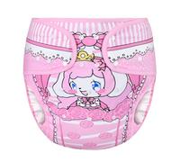 LittleForBig Funda para pañal de tela impermeable lavable ajustable reutilizable para adultos - Little Beauty Rosa M