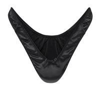 LittleForBig Little Secret Tanga Gaff de Sujeción Bragas Suaves y Sedosas Gaff Oculto Moldeador Brief para Crossdressers Personas Transgénero, Negro, S