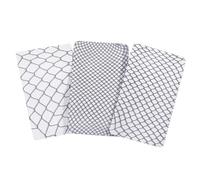 LittleForBig Medias de red de cintura alta, medias de malla, pantis de red, 3 pares, gris, Talla única