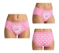 LittleForBig Ropa interior suave y sedosa, cómoda, lavable, reutilizable, impermeable, para adultos, pantalones de entrenamiento, color rosa bebé, talla XS
