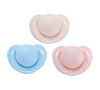 LittleForBig tamaño adulto Chupete 3 Paci Pack - Rosa Azul Marfil