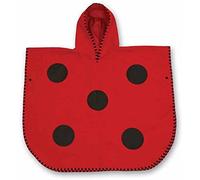 LittleLife Toalla poncho ultraligera Ladybird Talla:talla única
