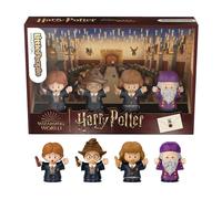 LittlePeople Collector Harry Potter y la Piedra Filosofal Pack 4 Figuras Harry, Ron, Hermione y Dumbledore, inspirados en la película, HVG45