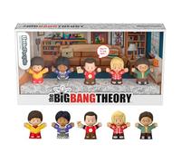 LITTLEPEOPLE COLLECTOR The Big Bang Theory Pack 5 figuras de Sheldon, Raj, Howard, Leonard y Penny, juguete inspirado en la serie para coleccionistas, bebé +1 año (HYT47)