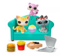 Littlest Pet Shop: Diner Dash juego, 7ª generación, 3ª serie - set de 3 piezas