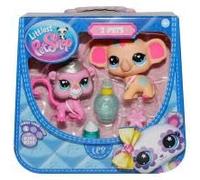 Littlest Pet Shop - Juego de figuras de mono y mascota rosa con accesorios, serie 4, elefante, spa