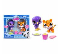 Littlest Pet Shop Mins Figures - Juego de 2 figuras S1-22&26 Tiger And Bird