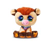 Littlest Pet Shop - Peluche de Vaca 25 cm - Littlest Pet Shop LPS Vaca Deluxe - Peluches de Animales Lindos Grandes Ojos Brillantes - Juguete Infantil de 3 años y + - BF00666