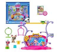 Littlest Pet Shop, Playset de Juego Pets Got Talent, Cabezas Móviles, Gen 7 (Mascotas #67 y #66), para niños a Partir de 4 años, BF00558 Multicolor