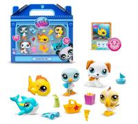 Littlest Pet Shop, Set de Coleccionista Pack Besties Sunshine, Cabezas Móviles, Gen 7 (Mascotas #61 a #65), para Edades de 4 años en adelante, BF00517 Multicolor