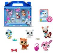 Littlest Pet Shop - Winter Besties Collector Set - LPS Gen 7, auténticas figuras misteriosas, juguete sorpresa coleccionable Kidult, niñas, niños, adolescentes a partir de 4 años
