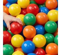 LittleTom 1000 Bolas de Color Ø6cm para Piscinas de niño Mezcla de 5 Colores