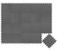 LittleTom 18 Piezas Alfombra Bebé Desde el Primer Mes - 30x30 Colchoneta de Espuma EVA Acolchada - Superficie Puzzle Antideslizante para Niños Pequeños - Suelo Protector para la Habitación Infantil