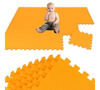LittleTom 18 Piezas Alfombra Bebé Desde el Primer Mes - 30x30 Colchoneta de Espuma EVA Acolchada - Superficie Puzzle Antideslizante para Niños Pequeños - Suelo Protector para la Habitación Infantil