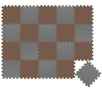 LittleTom 18 Piezas Alfombra Bebé Desde el Primer Mes - 30x30 Colchoneta de Espuma EVA Acolchada - Superficie Puzzle Antideslizante para Niños Pequeños - Suelo Protector para la Habitación Infantil