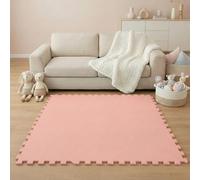 LittleTom 18 Piezas Alfombra Bebé Desde el Primer Mes - 30x30 Colchoneta de Espuma EVA Acolchada - Superficie Puzzle Antideslizante para Niños Pequeños - Suelo Protector para la Habitación Infantil
