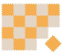 LittleTom 18 Piezas Alfombra Bebé Desde el Primer Mes - 30x30 Colchoneta de Espuma EVA Acolchada - Superficie Puzzle Antideslizante para Niños Pequeños - Suelo Protector para la Habitación Infantil