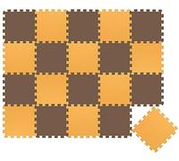 LittleTom 18 Piezas Alfombra Bebé Desde el Primer Mes - 30x30 Colchoneta de Espuma EVA Acolchada - Superficie Puzzle Antideslizante para Niños Pequeños - Suelo Protector para la Habitación Infantil