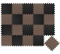 LittleTom 18 Piezas Alfombra Bebé Desde el Primer Mes - 30x30 Colchoneta de Espuma EVA Acolchada - Superficie Puzzle Antideslizante para Niños Pequeños - Suelo Protector para la Habitación Infantil