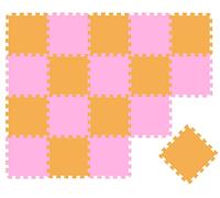 LittleTom 18 Piezas Alfombra Bebé Desde el Primer Mes - 30x30 Colchoneta de Espuma EVA Acolchada - Superficie Puzzle Antideslizante para Niños Pequeños - Suelo Protector para la Habitación Infantil