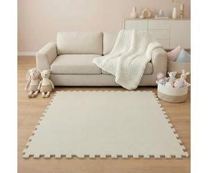 LittleTom 18 Piezas Alfombra Bebé Desde el Primer Mes - 30x30 Colchoneta de Espuma EVA Acolchada - Superficie Puzzle Antideslizante para Niños Pequeños - Suelo Protector para la Habitación Infantil