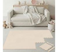 LittleTom 18 Piezas Alfombra Puzzle para Niños - Certificada TÜV - 30x30 cm Colchoneta de Espuma EVA con Bordes - Superficie Antideslizante y Acolchada - Suelo Protector Suave para Habitación Infantil