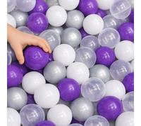 LittleTom 200 Bolas de Colores para Piscina de Bolas - 5,5 cm - Bolas de Juego para niños - Juguete para Pelota, Piscina, Tienda de campaña, Castillo Hinchable - Pelotas de plástico