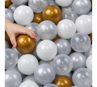 LittleTom 200 Bolas de Colores para Piscina de Bolas - 5,5 cm - Bolas de Juego para niños - Juguete para Pelota, Piscina, Tienda de campaña, Castillo Hinchable - Pelotas de plástico