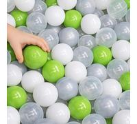 LittleTom 200 Bolas de Colores para Piscina de Bolas - 5,5 cm - Bolas de Juego para niños - Juguete para Pelota, Piscina, Tienda de campaña, Castillo Hinchable - Pelotas de plástico