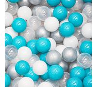 LittleTom 200 Bolas de Colores para Piscina Infantil - 5,5cm Bola Plastico - Pelotas Piscina Bolas Piscina Infantil 200 Unidades Bolos Adultos Pelotas de Colores para Niños Bolas Parque Infantil Bebe