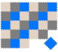 LIttleTom 27 Piezas Alfombra Puzzle para Bebés y Niños - 30x30 Suelo Goma EVA Tapete Juego Infantil